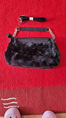 Damen schultertasche kunstpelz - damen,