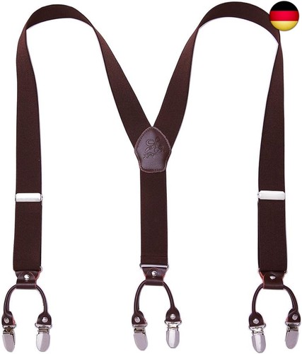 Rindsleder hosenträger für - rindsleder,