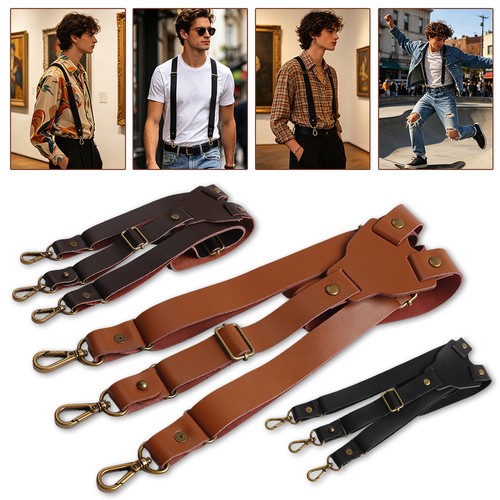 Herren hosenträger leder - herren,
