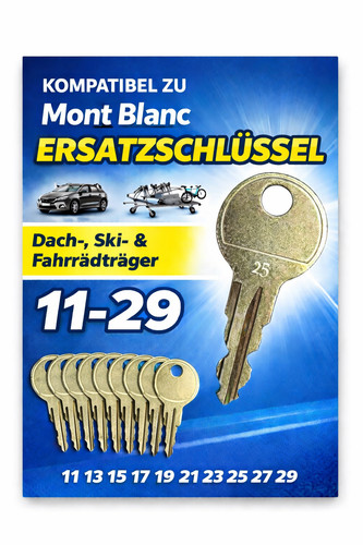 Mont blanc ersatzschlüssel - mont,