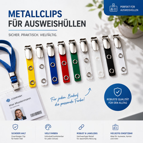 Metallclip lasche - metallclip,